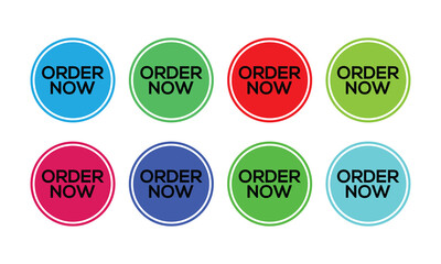Order Now Button Graphics for Online Shops


