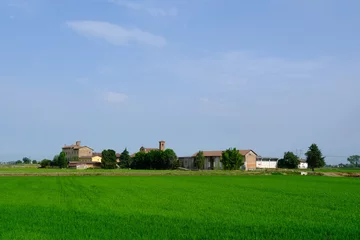 Gordijnen Rural landscape near Terranova, Casale Monferrato, Alessandria province, Italy © Claudio Colombo