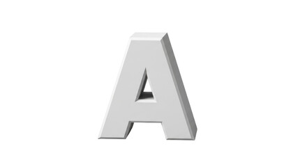 Isolated Letter A
