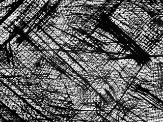 Obraz premium Abstract black and white texture with dynamic lines creating a chaotic visual pattern in a modern art style
