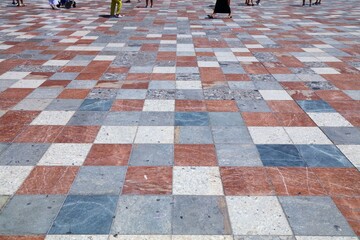 Skanderbeg Square in Tirana city, Albania