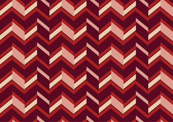 red chevron pattern