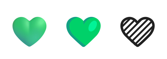 Green Heart Icon  © Mehr