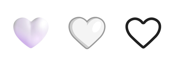 White Heart Icon
