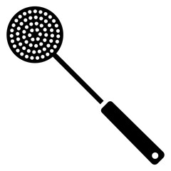 Icono espátula de cocina tipo espumadera