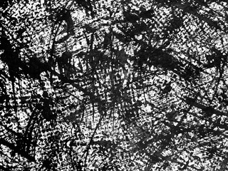 Abstract black and white texture design created with bold lines and dynamic patterns showcasing...