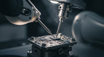 Precision Microchip Manufacturing Using Advanced Automated Equipment