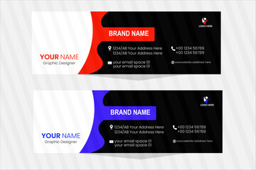 modern email signature template