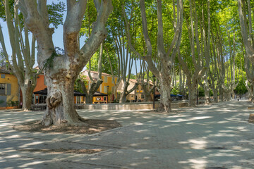 The small villageof Cucuron in Provence France