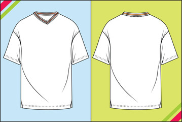 OVERSIZE V NECK TEE