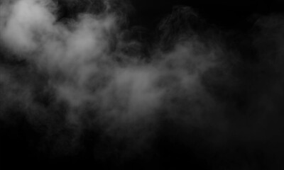 Ethereal white smoke gently drifts across a stark black backdrop, creating a sense of mystery and...