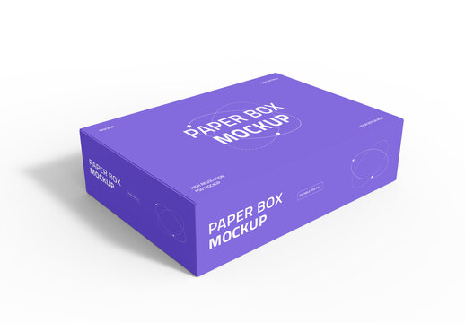 Paper Box Mockup