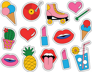 Retro 80s Vector Background with Neon Grid and Sunset, Synthwave 1980s Style Vector with Futuristic Cityscape, Vintage 80s Design Vector with Geometric Shapes and Gradient