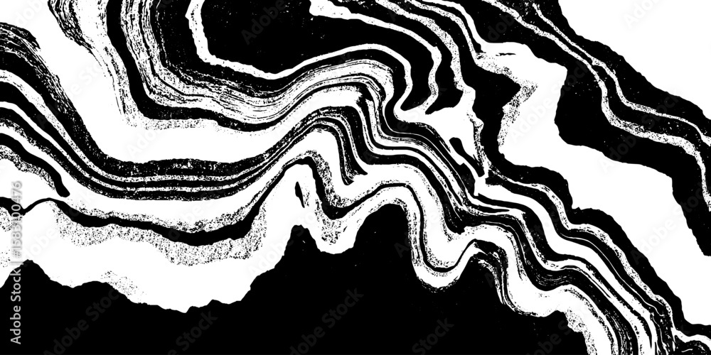 Poster psychedelic liquid distortion with abstract marble effect for creative design projects
