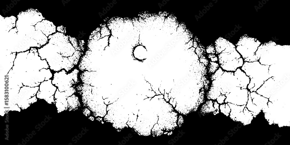 Poster grunge explosion pattern with sunburst crack design for dynamic backgrounds
