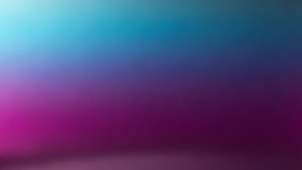 Fototapeta premium Vibrant Teal and Purple Gradient Background: Abstract Blurred Texture for Design Projects