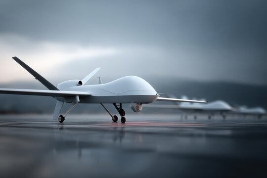 collection of modern drones and robotic devices utilized in military tactics showcasing their sleek design and