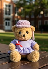 卒業の日のぬいぐるみ