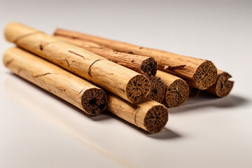 Luxurious Sandalwood sticks isolated on transparent or white background