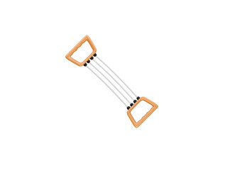 resistance band icon 3d illustration render