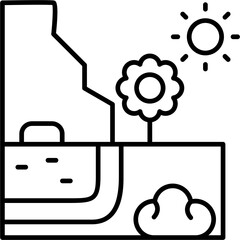 Pathway Icon Vector Element