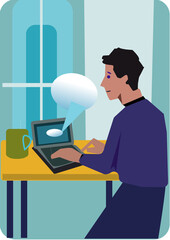 man in the office