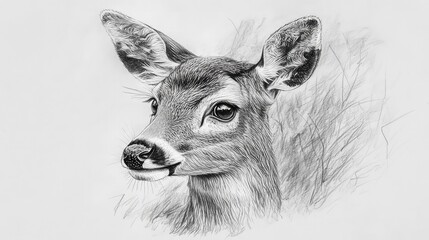 Pencil drawing animals including wildlife, pets, and farm creatures with detailed shading, lifelike poses, and artistic texture suitable for educational, decorative, or fine art use.