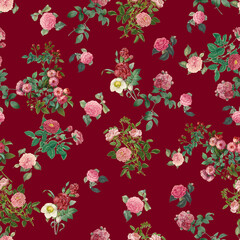 FLOWER ALL OVER NEW DARK COLOUR MATCHING