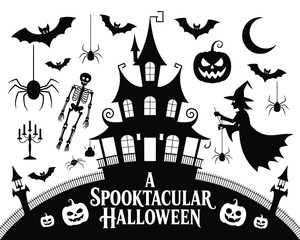 Spooky Black White Icons

