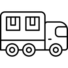 Truck Icon Vector Element