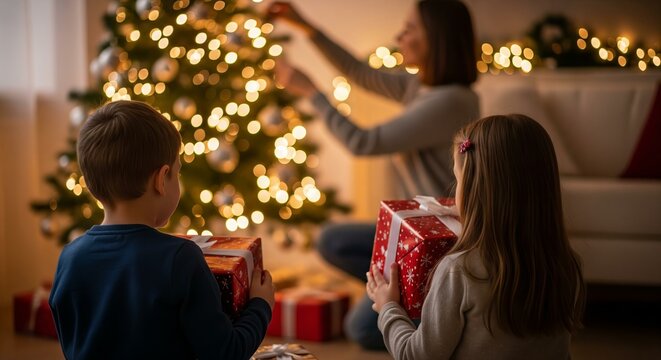A mother providing comfort and safety to her crying child with a warm, secure hug, her face full of love and empathy.
