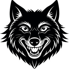 Fototapeta premium Wolf vector illustration. 