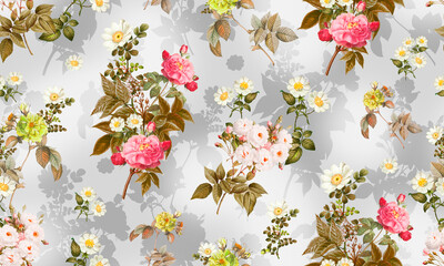 Flowers pattern allover pattern all over abstract pattern