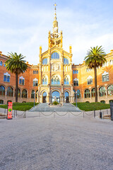 Fototapeta premium Beautiful view of the Modernist Recinto de San Pau in Barcelona