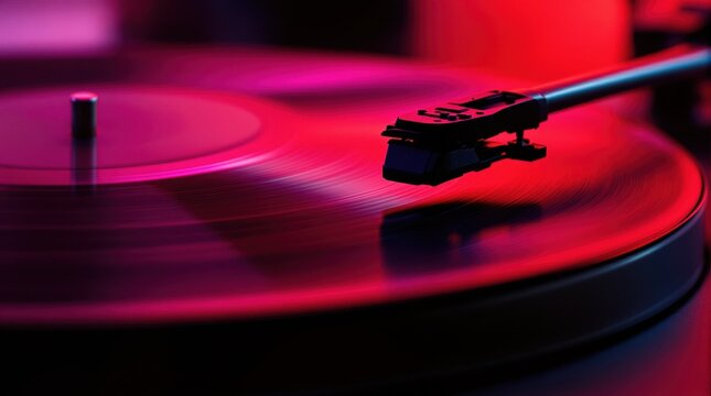 turntable playing music