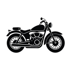 Fototapeta premium classic motorcycle with chrome detailing clean