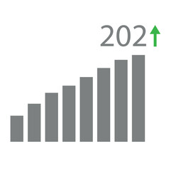 business development to success and growing growth year 2026 concept. Plan business growth graph in year 2026 concept