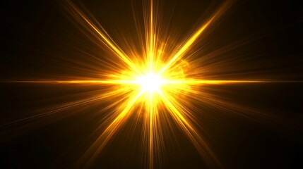 Radiant starburst explosion