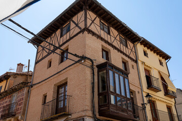 Exploring historic architecture in Toro, Zamora, Castilla y Leon on a sunny day