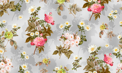 Flowers pattern allover pattern all over abstract pattern