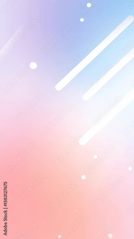 Poster animation. soft gradient background illustration featuring pastel colors blending seamlessly, creati