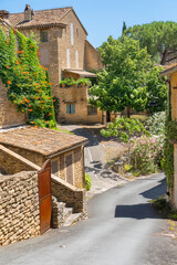 The hill top village of Goult in Provence