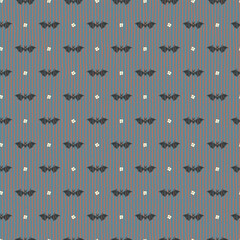 Seamless pattern with Retro Halloween Pattern for Holiday Packaging of Goods, Wallpaper, Home Decor and Textiles Fabric pattern for surface design and othe design projects