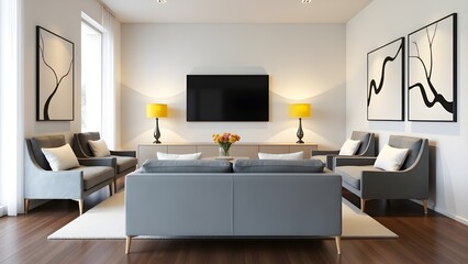 Living Room Decor with Elegant Sofa Designs