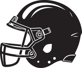 American Helmet football player,  sporty vector