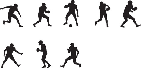 Fototapeta premium American Helmet football player, sporty vector