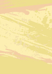 yellow grunge background a4 size, vector poster template