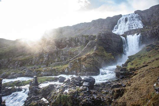 Dynjamdi Waterfall, Westfjords, Iceland