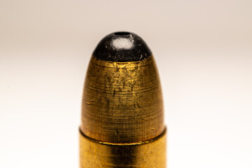 bullets on white background