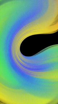 Anime Manga Style Background with Swirling Green Yellow and Blue Vortex Animation Perfect for Dynamic Digital Design and Creative Decoration